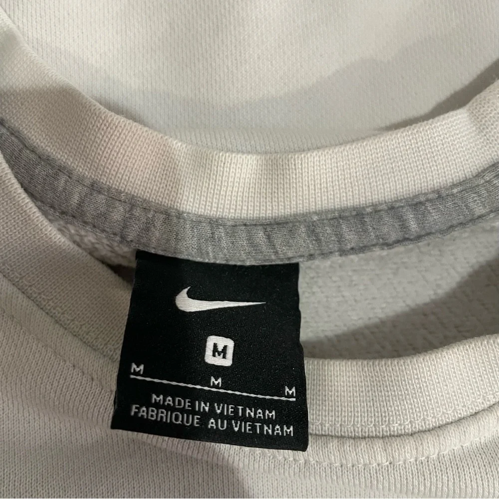 Nike University of Houston White Crew Neck Sweater Size Medium